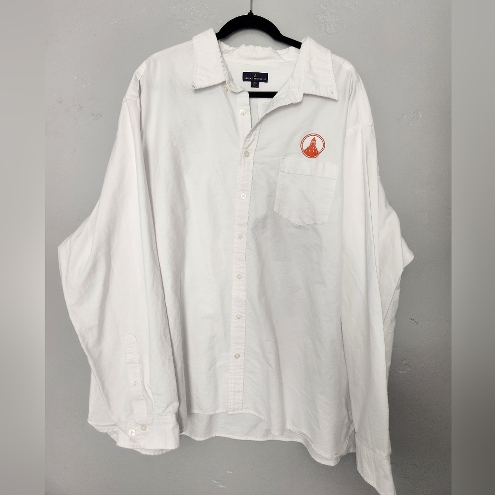 2 Brooks Brothers Long Sleeve Embroidered Hotel del Coronado Button Down 4XL